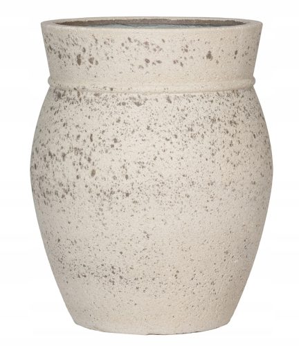 Virágcserepek - Fazekas edények 55 cm x 55 x 68 cm kő üvegszálas fehér