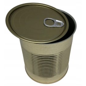 Élelmiszertartó - Konzervdoboz, ételdoboz, 850 ml/62 db.