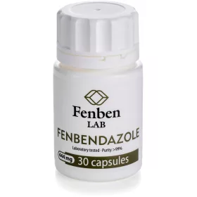 Fenbendazol 444mg Cz. >99% Fenben Lab 30 kap