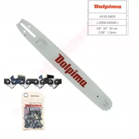   Kertészeti fűrész - VEZETÉS 50cm 20'' + LÁNC HUSQVARNA 365 372XP