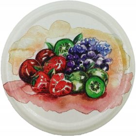   Élelmiszertartó - 100x FI 82 mm-es SAPKA, 6-HORGOS, FEDŐ, FEDŐ, SAPKA, ANYA