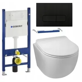    WC SZETT REJTETT KERET GEBERIT BASIC UP100 DELTA BALNEO LUNA SHELL