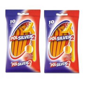  POLSILVER 2 eldobható borotva 10 db.