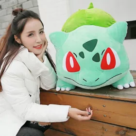    MEGA NAGY BULBASAUR CSÖVES NÖVÉNY ÖLÖBELŐ PÜS JÁTÉK ÁGYI MEDVE 55cm