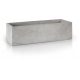  Polnix virágcserép 32 cm x 12 x 9 cm átmérőjű 12 cm beton árnyalatú szürke és ezüst