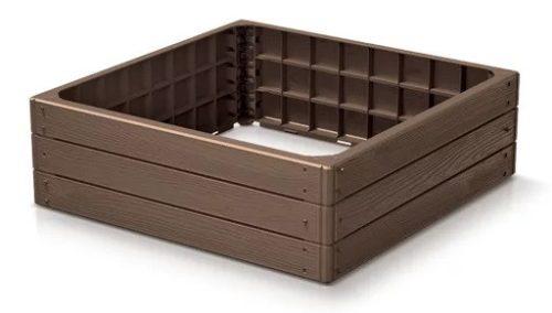  Prosperplast virágcserép 75 cm x 75 x 25 cm műanyag barna és bézs árnyalatú