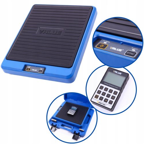 Elektronikus mérleg vezeték nélküli távirányítóval Érték VRS-120i-01 120 kg