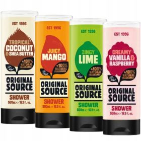    EREDETI FORRÁS SHOWERGEL TUHASZGÉL KEVERÉK KÉSZLET 4 X 500ml