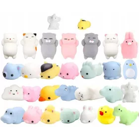  30db Kawaii Mochi Mini Animal Relief Squishies