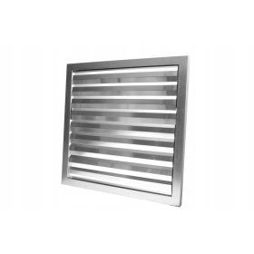   Dospel fali ventilátor, RKŻ szellőzőrács, lamellák átmérője 630 mm, alumínium