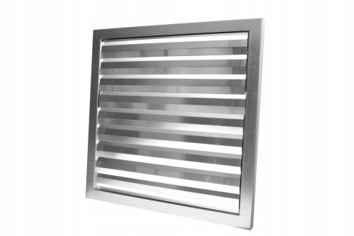 Dospel fali ventilátor, RKŻ szellőzőrács, lamellák átmérője 630 mm, alumínium