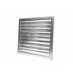 Dospel fali ventilátor, RKŻ szellőzőrács, lamellák átmérője 630 mm, alumínium