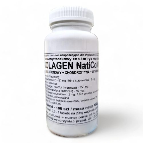  NatiCol Fish Collagen az ízületekért - Podkowa - 100 Tabs ízületek és bőr egészsége
