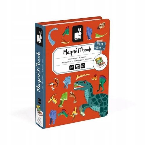  Janod Magnetibook Dinosaurs puzzle