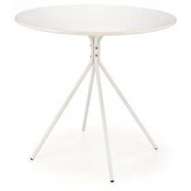  FONDI kerek asztal fehér - HALMAR