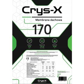 Folia paroprzepuszczalna Crys-X 50 x 1,5 x 0,3 mm 170 g/m²