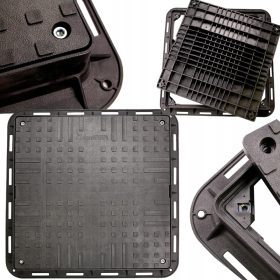    Rolmarket négyzet alakú szeptikus tartály nyílása 70 cm x 70 cm