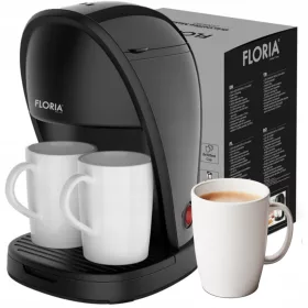    Floria DRIP KÁVÉFŐZŐ (FEKETE) 0,25 l-es feketekávéfőző