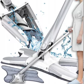   Eddcom centrifugáló felmosó LAPOS FORGÓMOP KICSÚRÓS MIKROSZÁLAS BETÉTTEL 36 cm