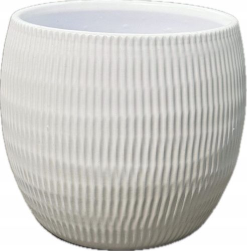  LookMar virágcserép 13,5 cm x 15 x 13,5 cm átmérő 12,8 cm kerámia fehér