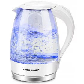    Aigostar EVE 30 GON 2200 W elektromos vízforraló, 1,7 l, fehér