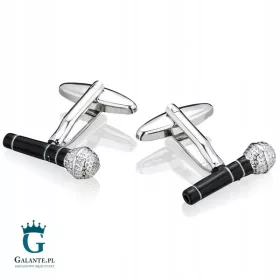  Mandzsettagombok X2 Mikrofon fekete