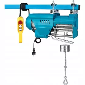   Elektromos drótkötél-emelő 300/600 kg, 1300W, acélkötél 35m