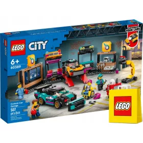    LEGO City 60389 autótuning műhely + VP papírtáska LEGO 6315794 nagy