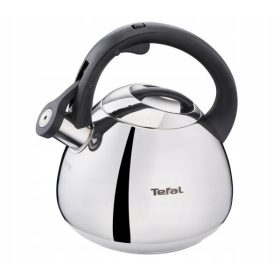   Teafőző kanna - Tefal hagyományos acél vízforraló 2,7 l, króm, fekete, szürke és ezüst árnyalatok