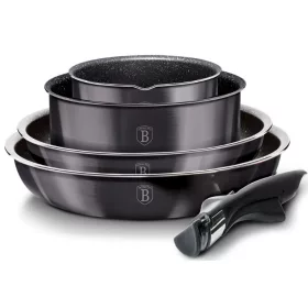   Edénykészletek - Berlinger Haus Carbon Pro edénykészlet, rozsdamentes acél, 9 db.