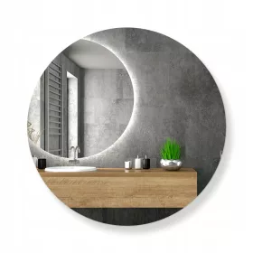   Fürdőszoba tükör - Kerámia Stúdió fali tükör, kör, 700 x 700 mm