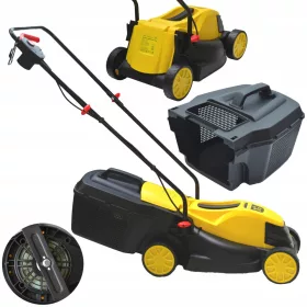    John Gardener HD Extreme elektromos fűnyíró 1300 W 30 l + Geko kerti hosszabbító kábel 30 m 1 db aljzatok narancssárga