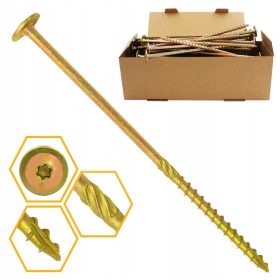   ASZTALOS CSAVAROK FÁHOZ 8x160 KÚPOS TORX 50db WCS-08160 AZMET