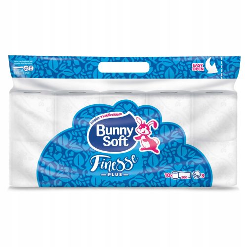 Toalettpapírok - Bunny Soft illatmentes toalettpapír 10 db.