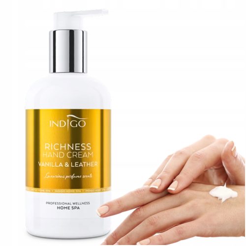  Indigo kézkrém Vanilla & Leather 300ml kézkrém