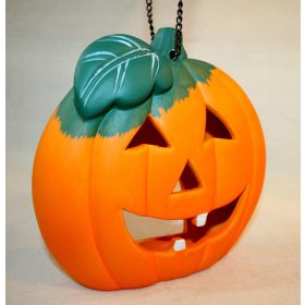  HALLOWEEN KÉSZFÜGÉS TÖKLÁMPÁS GYERTYA ÁLLVÁNY ÚJ