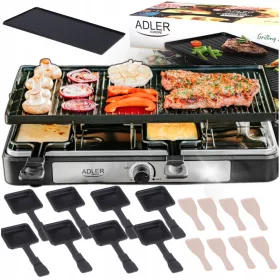    Barbecue, raclette, hagyományos elektromos grill Adler AD6616 fekete 1400 W