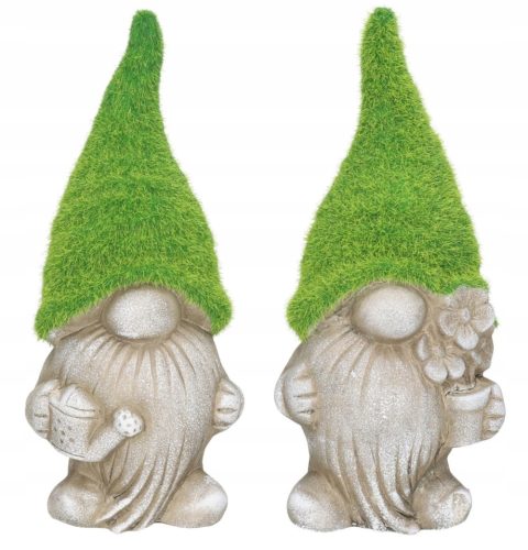  GIPSZTÖRPE FLOCKED KALPAVAL H19CM