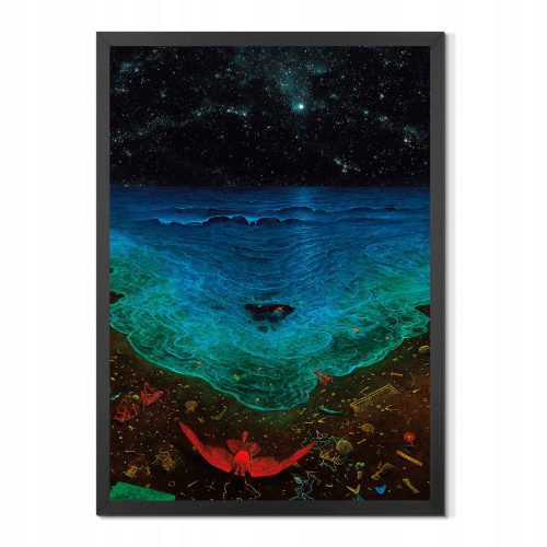 Poszter - Poszter Zdzisław Beksiński művészet keretben 50 x 70 cm
