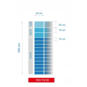   Kerítés háló, drótfonat - ERDŐHÁLÓ SZARVASZNAK 160/15/30 L 50m +
