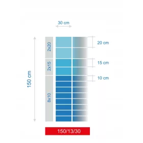   Kerítés háló, drótfonat - ERDŐKERÍTÉS HÁLÓ 150/13/30 L 50m + SKOBLE Mostostal-Met