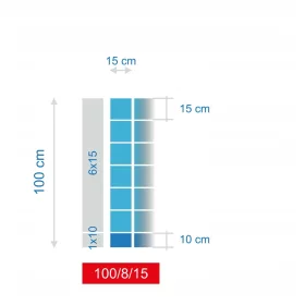   Kerítés háló, drótfonat - ERDEI KERÍTÉS HÁLÓ 100/8/15 M + SKOBLE 50 m