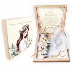    Szentáldozási ajándéktárgy, szentáldozási AJÁNDÉK, Rózsafüzér, Kulcstartó, Doboz