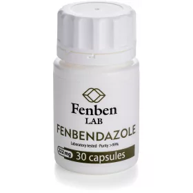 Fenbendazol 222mg Cz. >99% Fenben Lab 30 kap