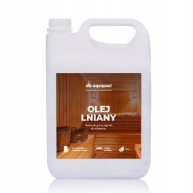   Szauna kellék - LENMAGOLAJ FA IMPREGNÁLÁSHOZ A FINN SZAUNABAN 5L
