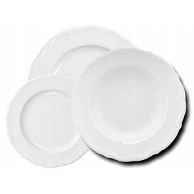   Porcelán edények - Vacsora Lengyel Porcelángyárak "Ćmielów" és "Chodzież" SA Maria Teresa 18 db.