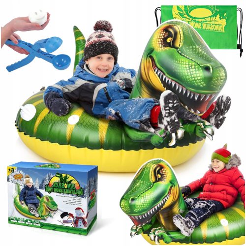  NAGY HÓCSÚSZÓ, FELFÚJHATÓ SZÁNKA, TOSZTÓKERÉK, DINOSZAURUS + HÁTIZSÁK