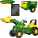  Rolly Toys zöld gyerek traktor