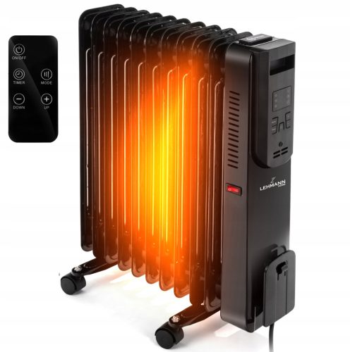 Lehmann 2500 W olajradiátor, fekete