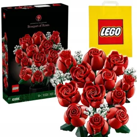    LEGO ICONS 10328 rózsa csokor + VP papírzacskó LEGO 6315792 közepes